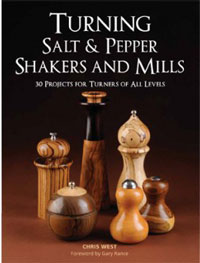 Turning Salt & Pepper Shakers and Pepper Mills by Chris West